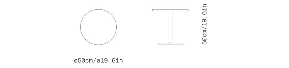 Круглый деревянный журнальный столик Omelette Editions Nua ARCH-00012983 - Вид №2