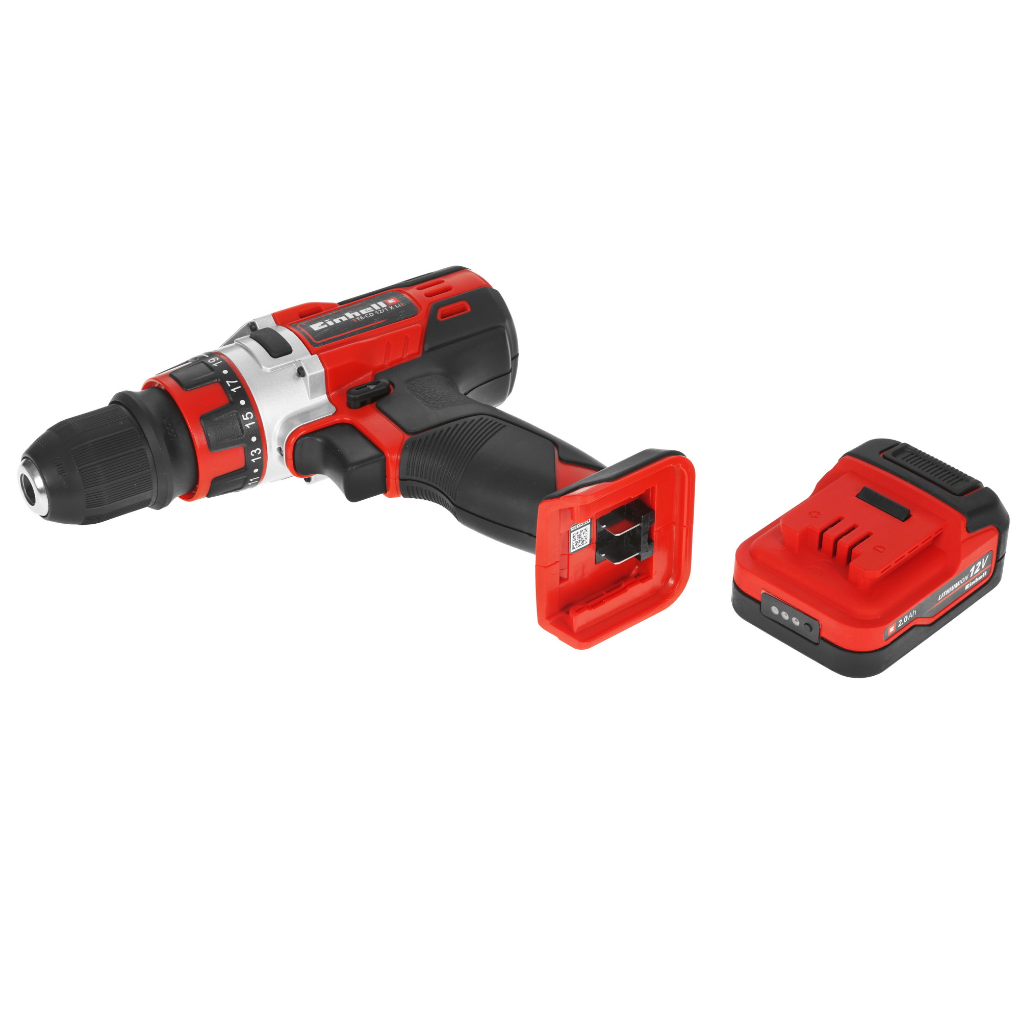 Дрель-шуруповерт Einhell TE-CD 12/1 X-Li 1x2.0 Ah 5346582 STDN-0082607 - Вид №4