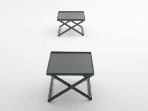 Венге квадратный журнальный столик с подносом