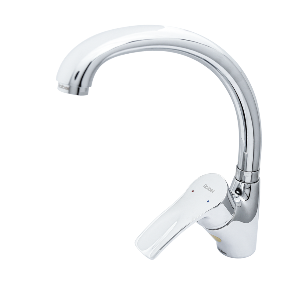 R5003 Смеситель для кухни Primo однорычажный, боковой Raiber  - Вид №6