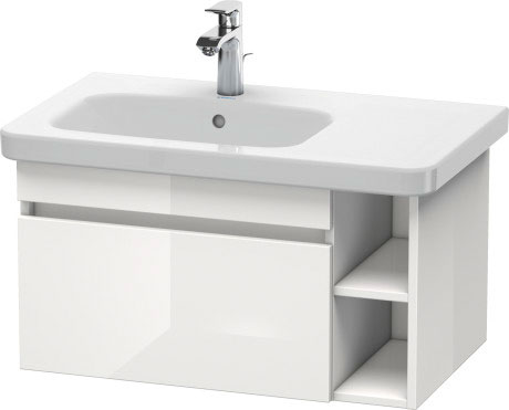 DS639402222 DuraStyle Тумбочка подвесная Белый глянцевый декор Duravit - Вид №2