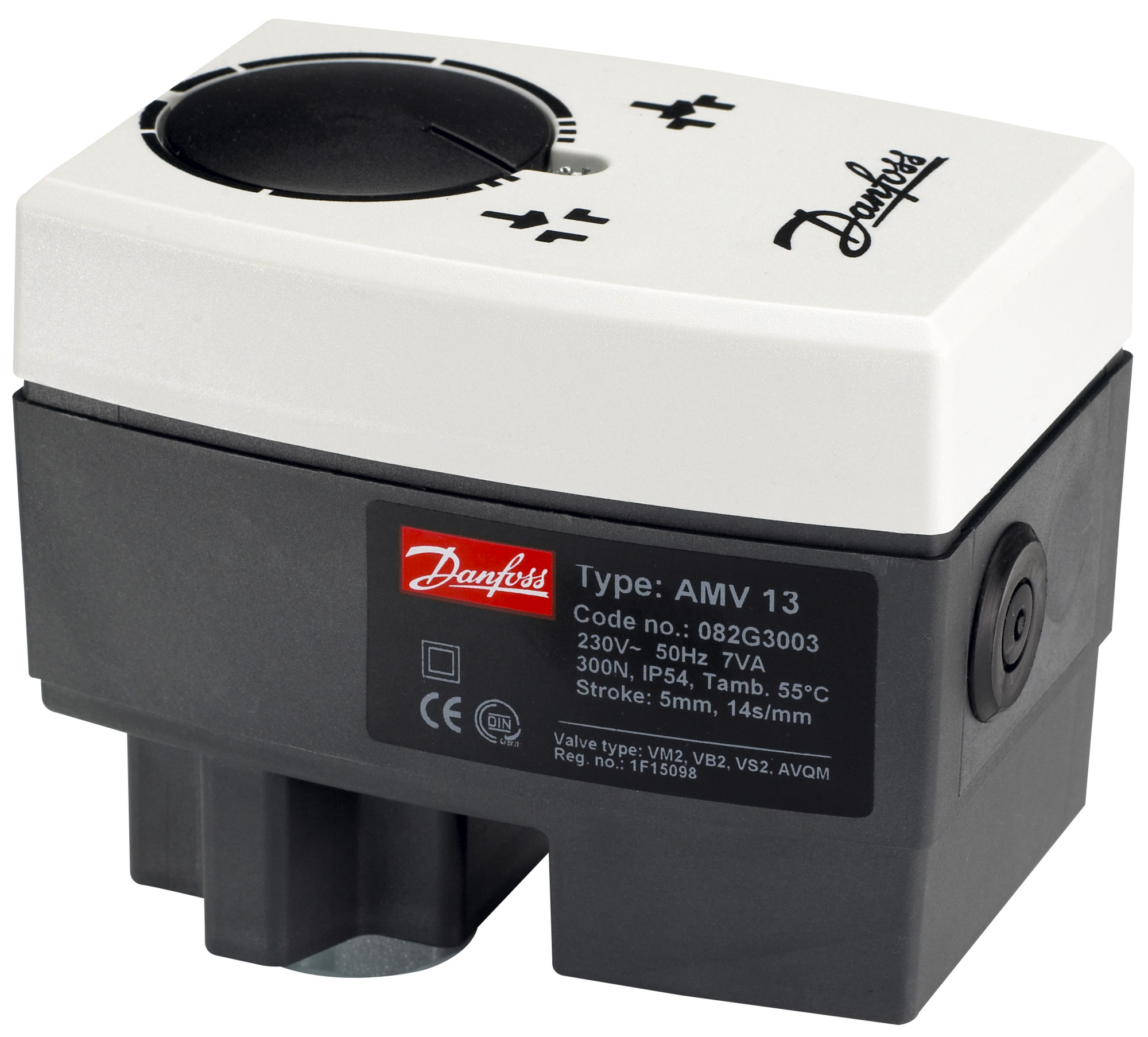 Danfoss Редукторные электроприводы с трехпозиционным управлением AMV 25 230В электропривод 082G3024  - Вид №9