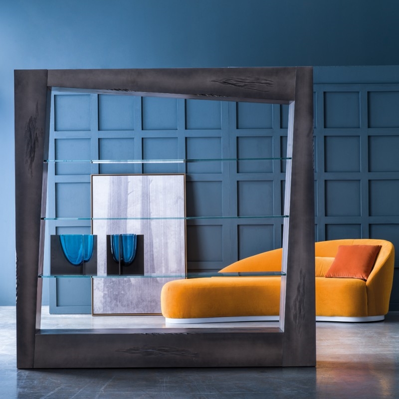 BO35/18X950 Книжный шкаф Adriani e Rossi Золотой черный  - Вид №12