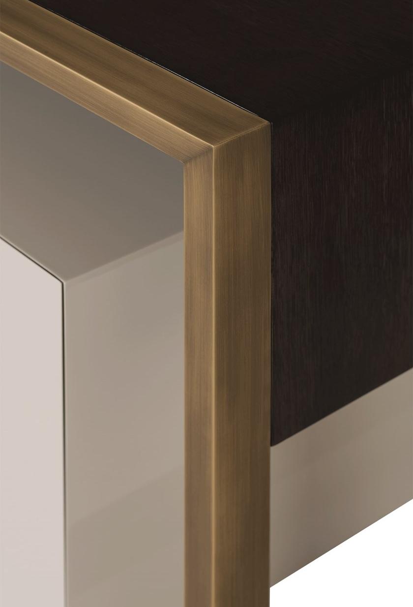 Stylish Club Тумба под ТВ из лакированного металла с откидными дверцами Bridge Scf.b02 - Вид №2