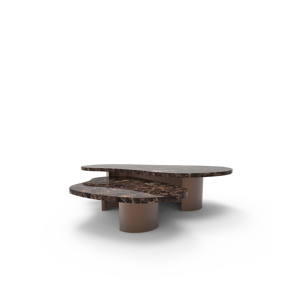 Центральные столы Robusta Center Table Covethouse CAFFE LATTE  - Вид №2