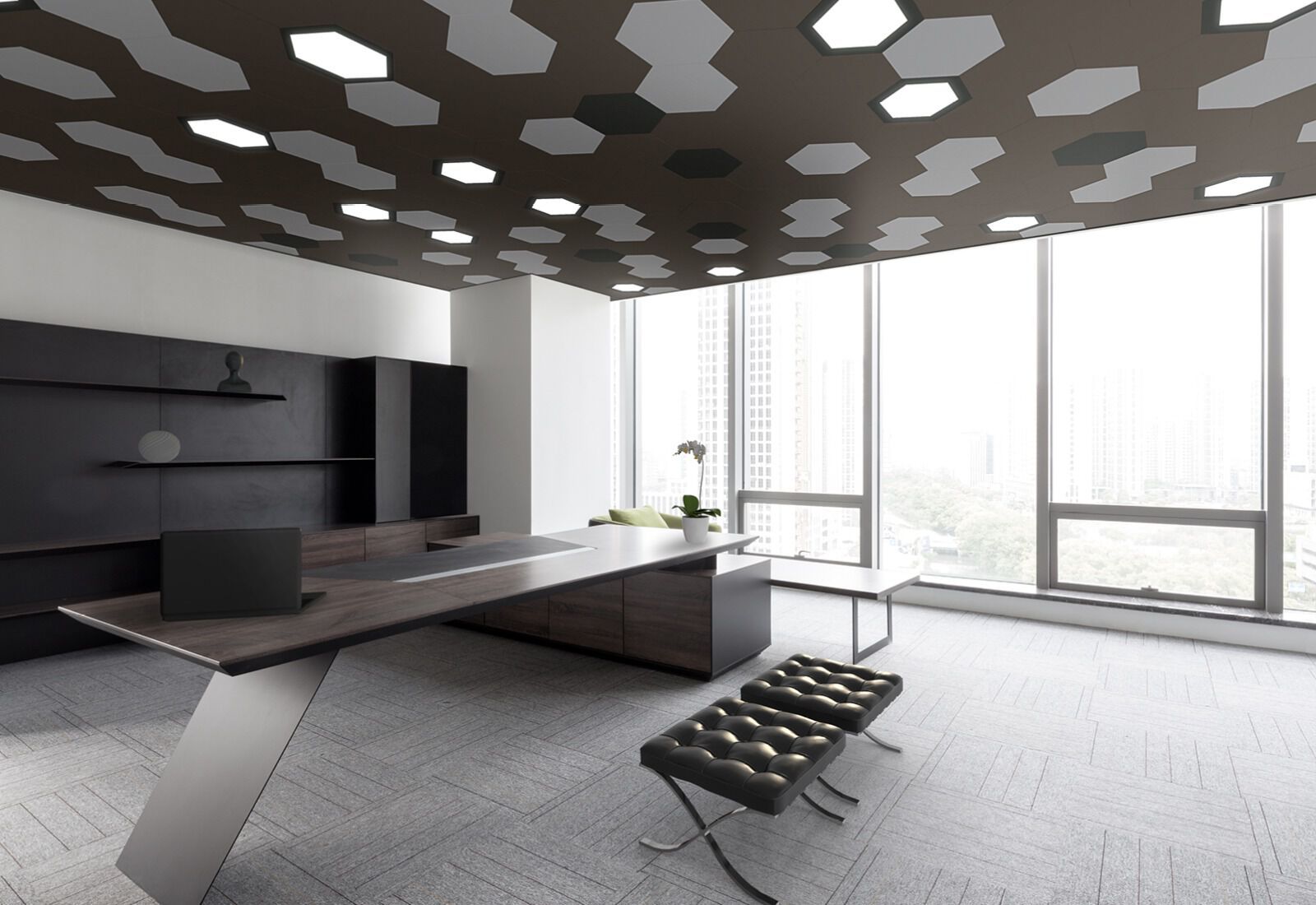 Потолочная плитка atena ENIGMA EXAGON ARCH-00094198 - Вид №5