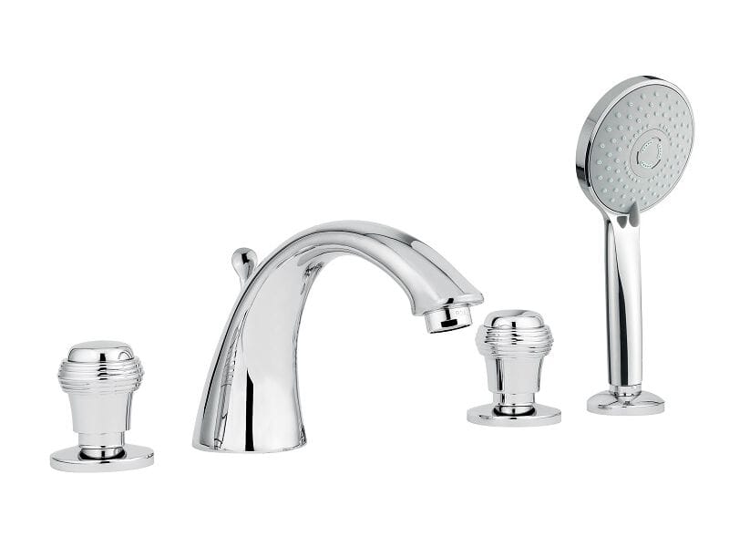 Хромированный латунный кран с 4 отверстиями Bugnatese Axo ARCH-00067657