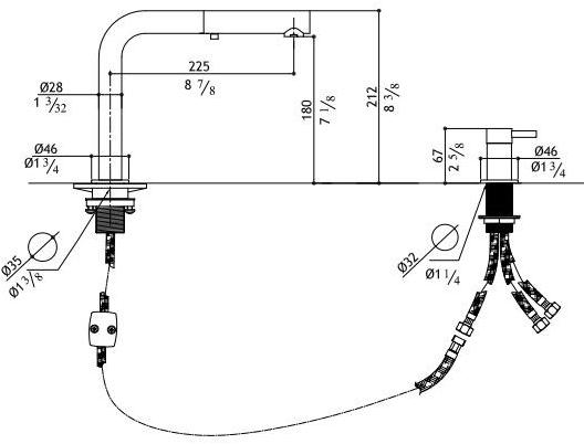 MGS Смеситель для кухни из нержавеющей стали с вытяжным душем Nemo sun-id-1464531 - Вид №6