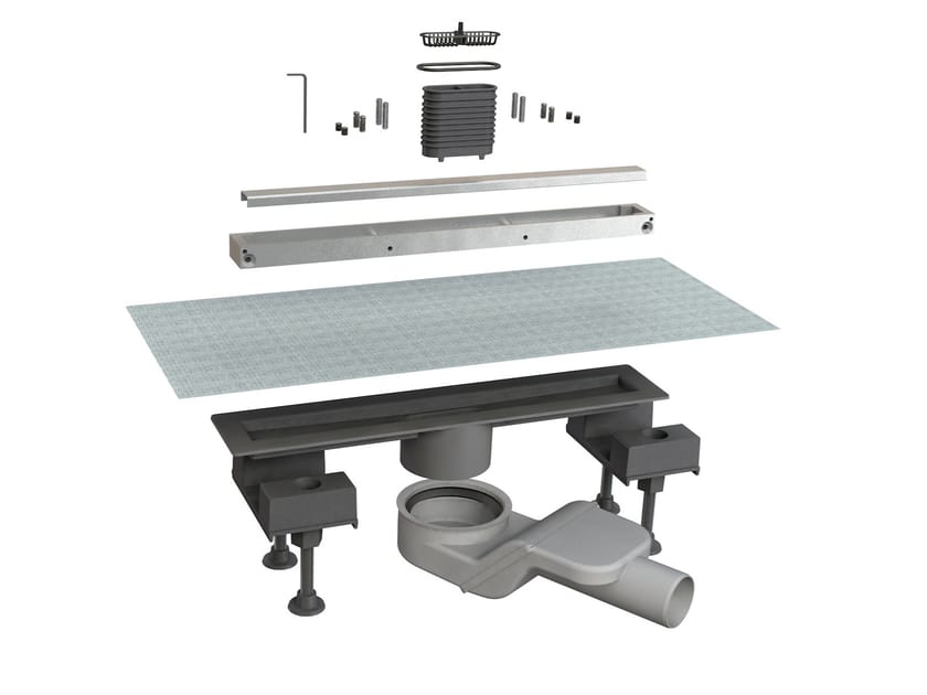 Слив для душа из нержавеющей стали Bonomini Canalissima ARCH-00132602