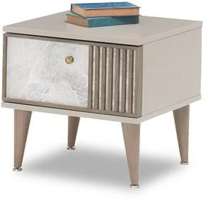 Enza Home Прямоугольная тумбочка из дерева с ящиками Praga