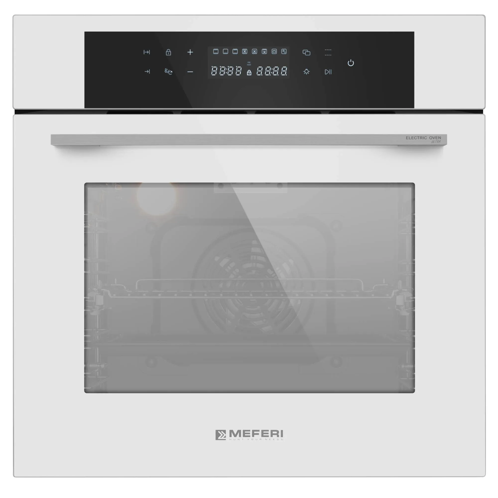 9168815 Электрический духовой шкаф Meferi MEO6010WH ULTRA белый STDN-0000159 - Вид №1