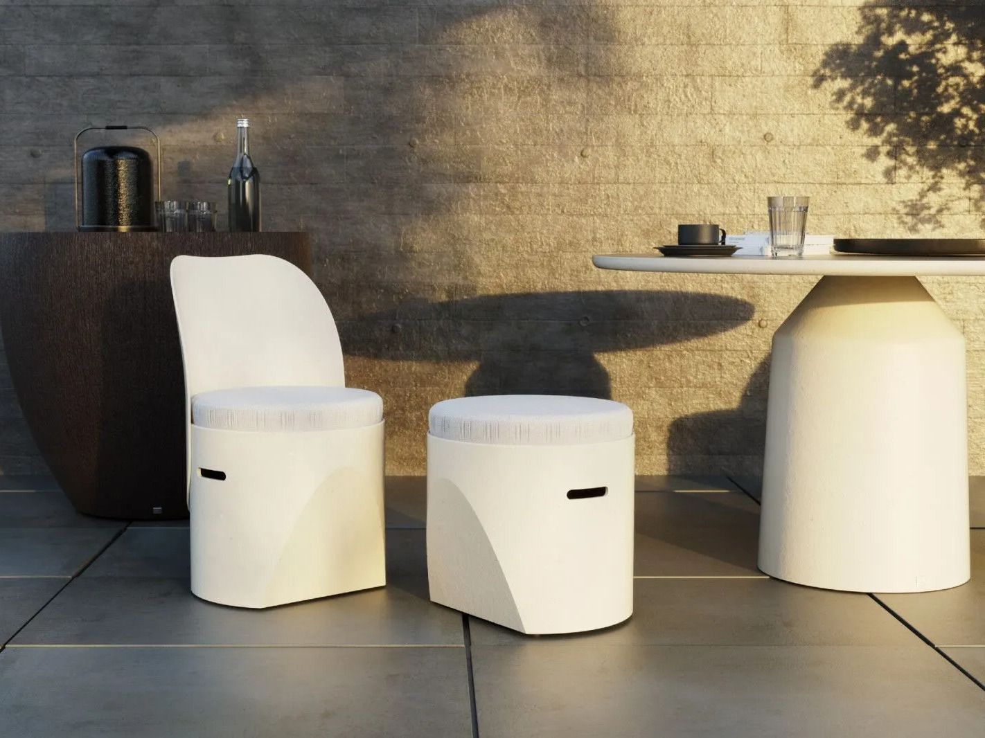 Садовый стул со встроенной подушкой GANSK Cloe ARCH-00120179 - Вид №2