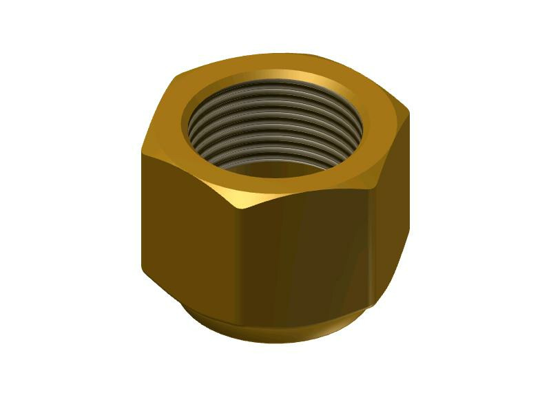 Danfoss Гайки и адаптеры для клапанов T2/TE2 и клапанов TE 5 - 55 NS 4-8 Гайка 011L1103  - Вид №6