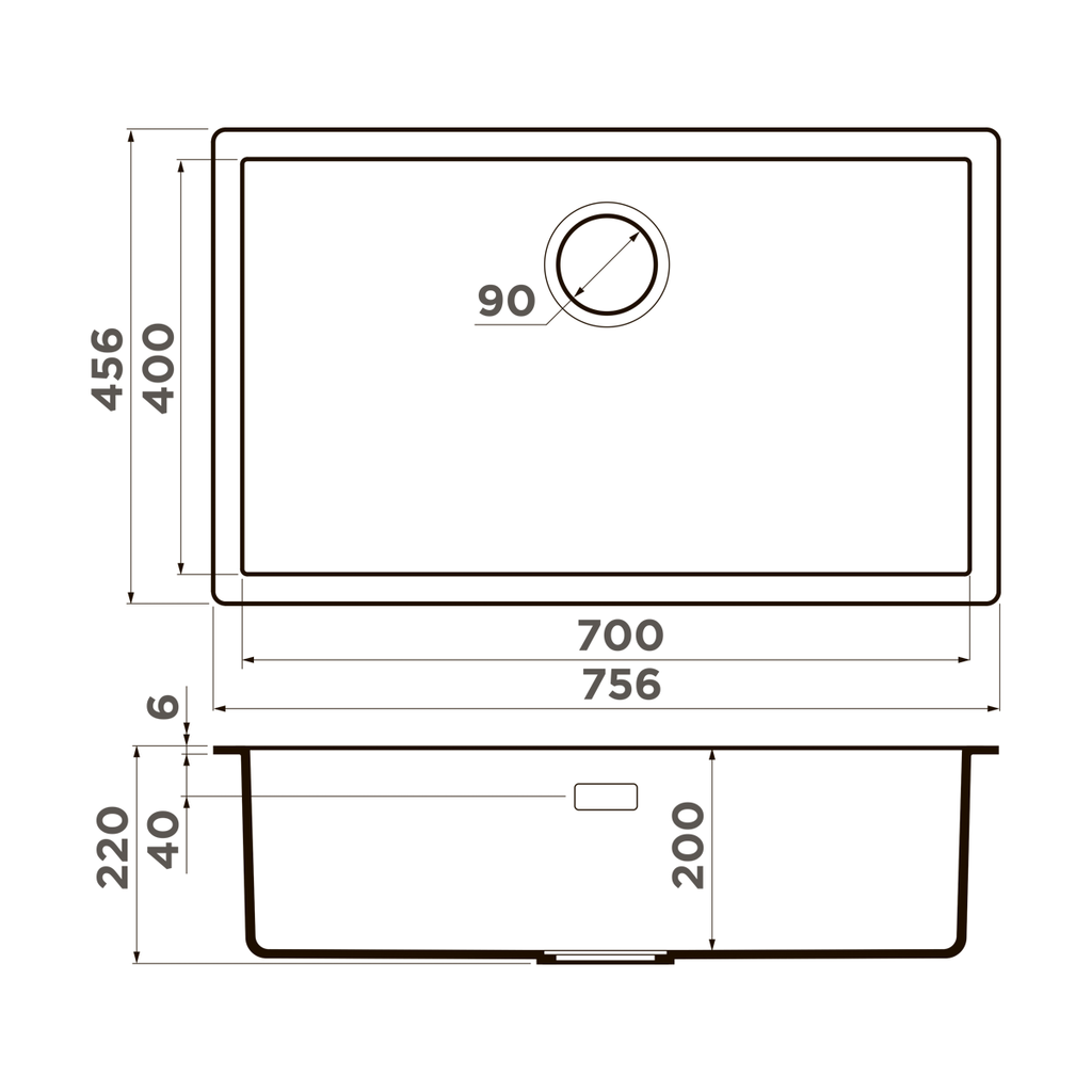 Кухонная мойка Yamakawa 75T-U/I PL OMOIKIRI 4993464 - Вид №4