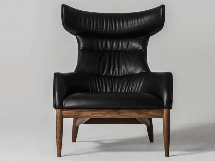 Ritzwell & Co. Стул Wing обитый кожей Beatrix sun-id-1402265 - Вид №1