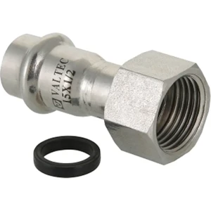 Переходник с накидной гайкой Valtec 3/4"x22 мм ВР нержавеющая сталь 82491572 STLM-2081454