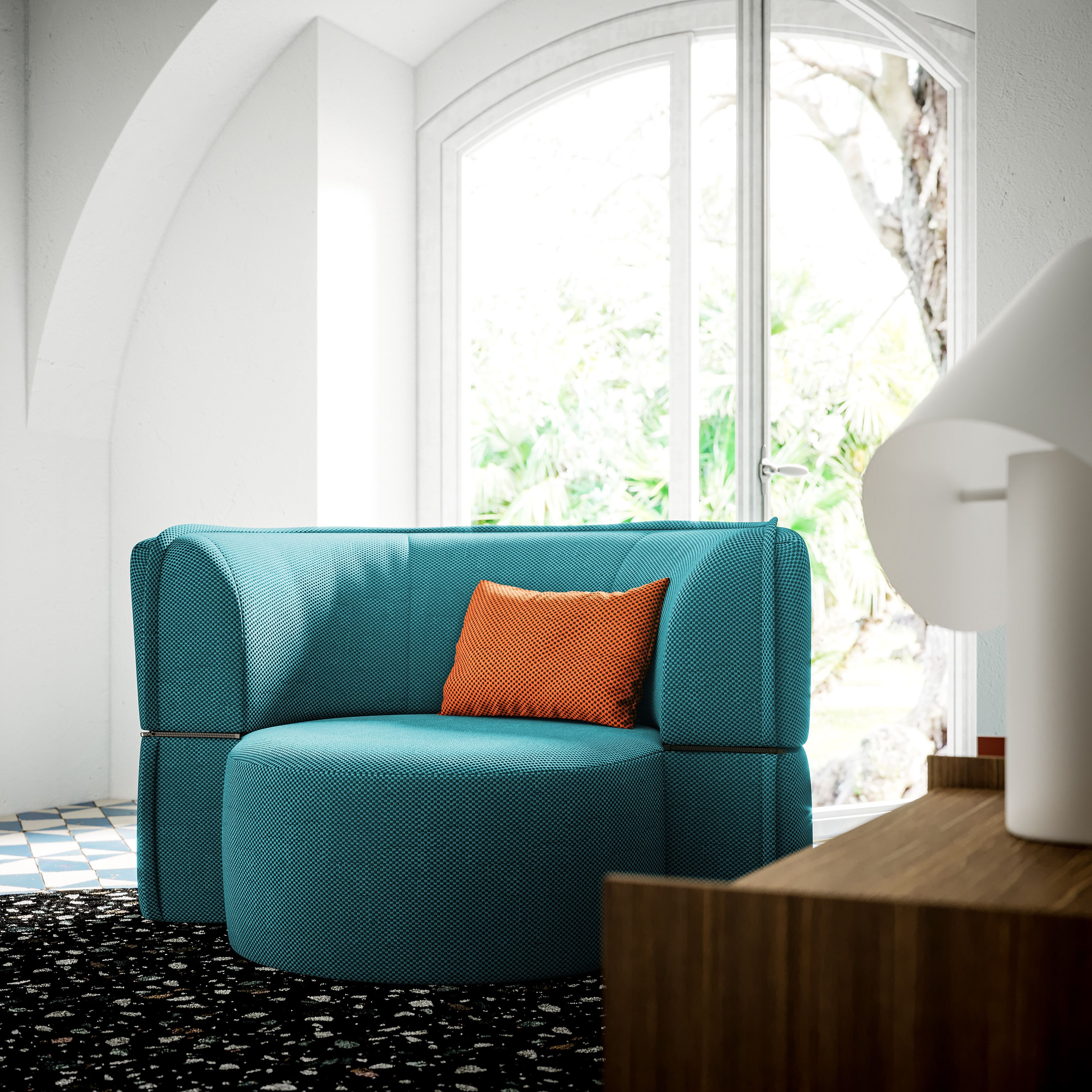 Тканевое кресло с подлокотниками Liu Jo Living Collection ARCH-00005400 - Вид №5