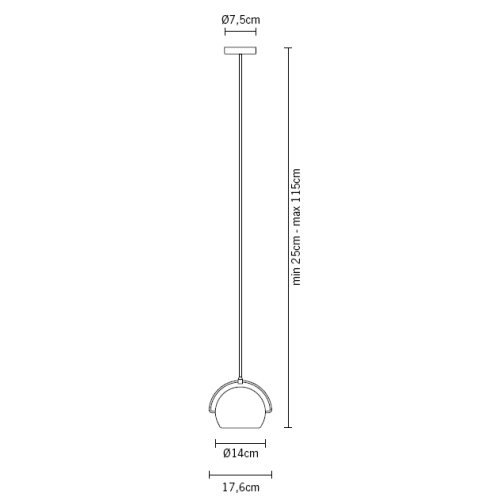 Fabbian Beluga Steel D57A07 15 подвес 61789 - Вид №3
