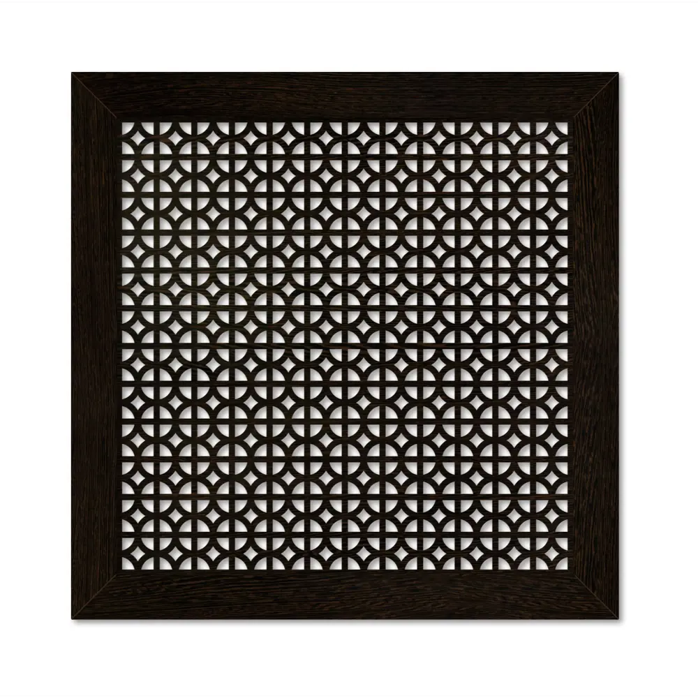 Экран для радиатора Сусанна 60x60 см МДФ цвет венге 89414156 STLM-2106252 Santreyd 