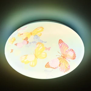 Светильник настенно-потолочный светодиодный Camelion LBS-7723 Бабочки, 15 м², теплый белый свет
