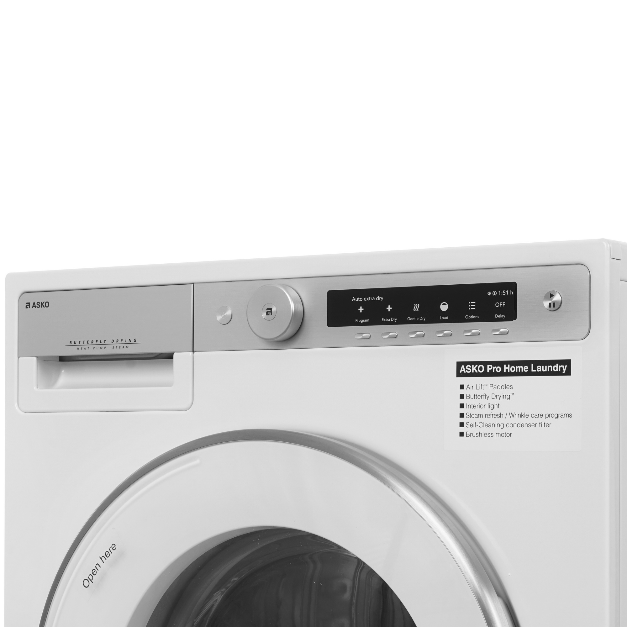 5334215 Сушильная машина Asko T608HX.W белый STDN-0041041 - Вид №4