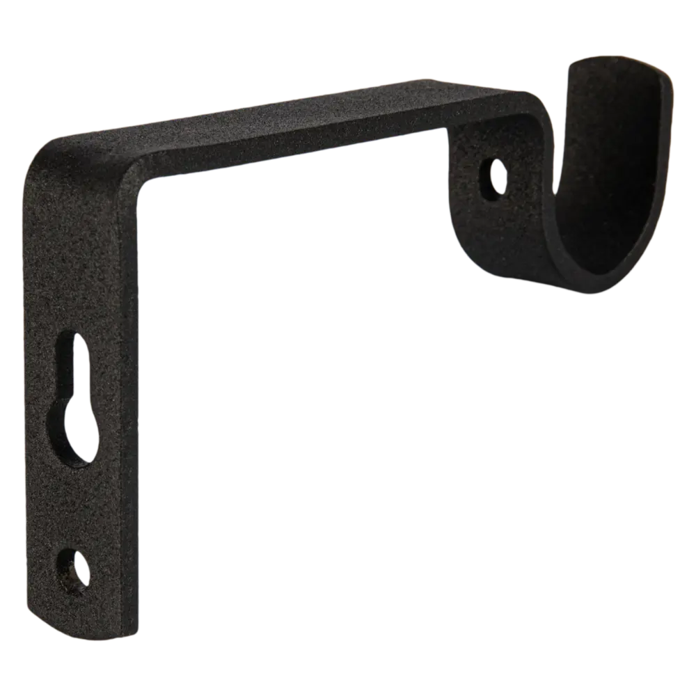 Держатель однорядный сталь D2 см цвет черный матовый ORBIS STLM-2184644 - Вид №1