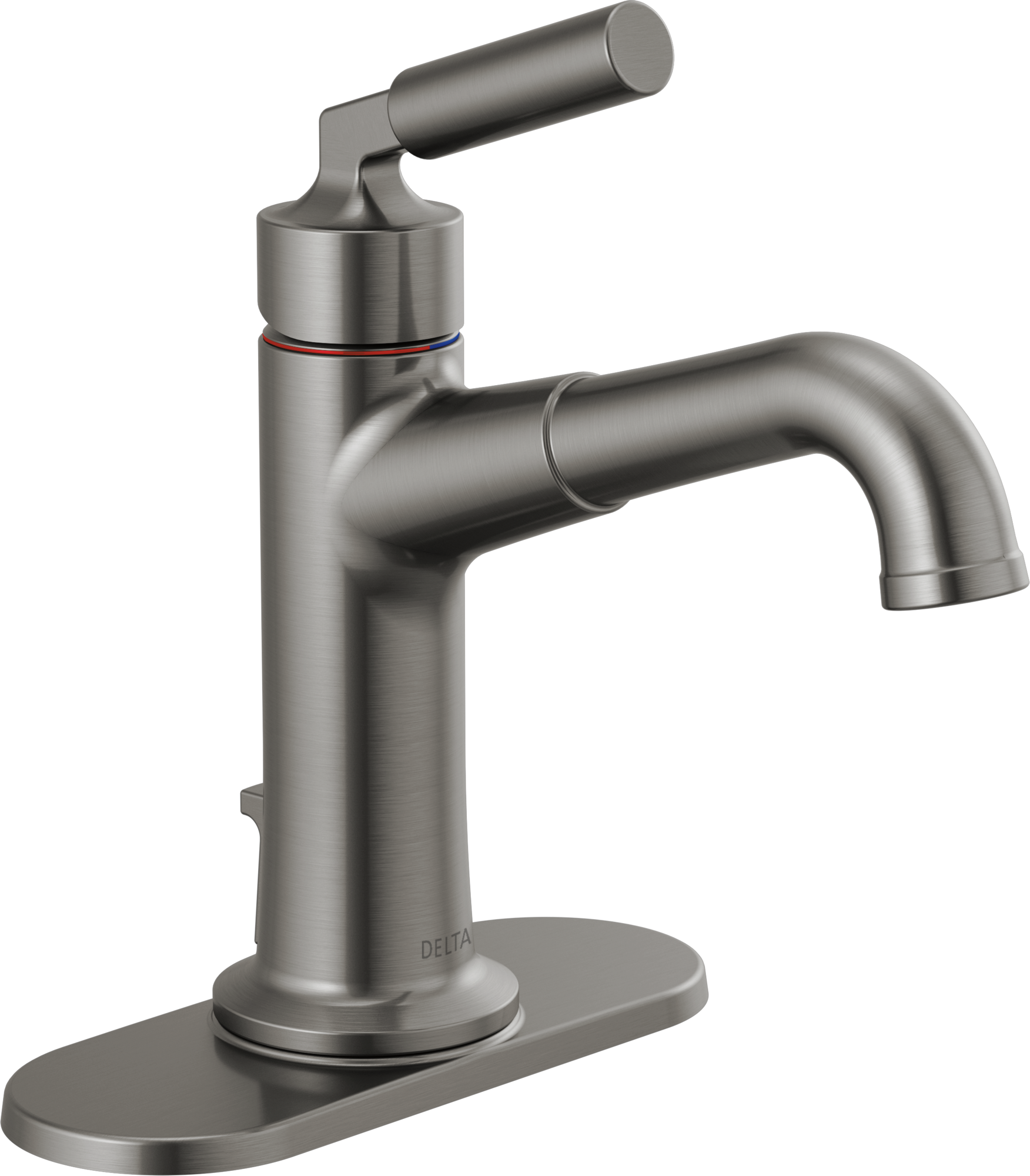 548LF-KSMPU Смеситель для ванной с одной ручкой Delta Faucet Bowery Черный нержавеющий - Вид №3