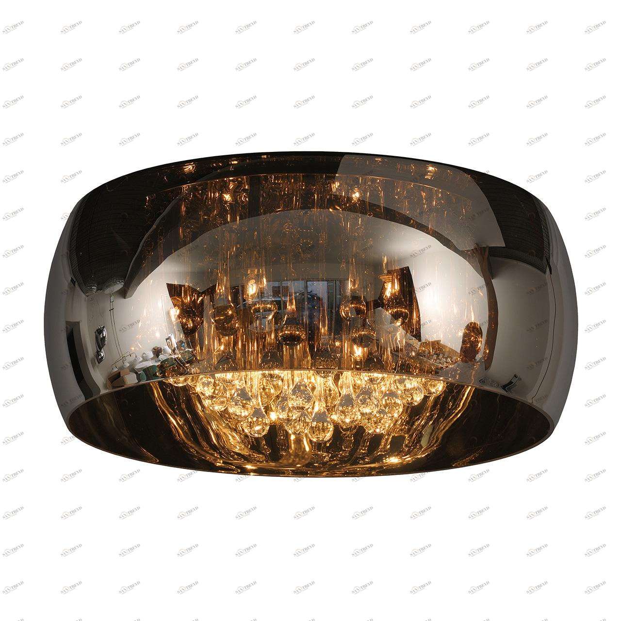Потолочный светодиодный светильник Lucide Pearl-Led 70163/20/11 LUCIDE ДИЗАЙНЕРСКИЕ, PEARL-LED 074140 Прозрачный;хром 