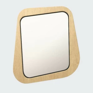 Зеркало настенное малое черное Woodi WOODI ДИЗАЙНЕРСКИЕ 00-3966364 Черный