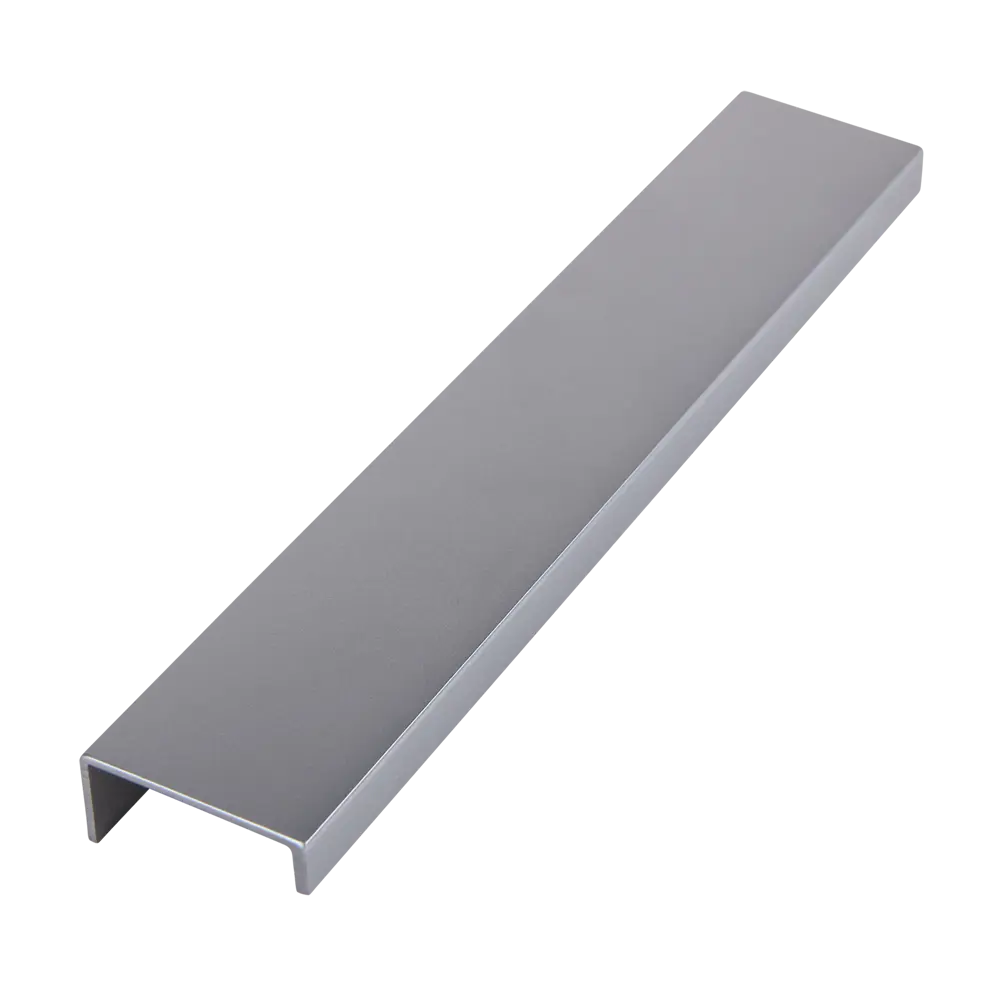 Мебельная ручка-профиль серебро 160 мм 88016094 STLM-2193732 PLASTIGY 