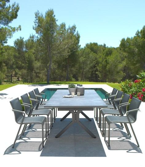 Les jardins Садовый стол раздвижной из hpl Xenah sun-id-1459370 - Вид №5