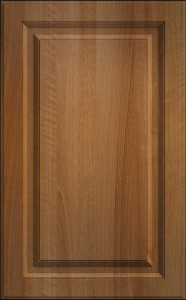 Фасады для кухни Классика Фрезеровка «Прямоугольник 90+» Орех рыжий №165