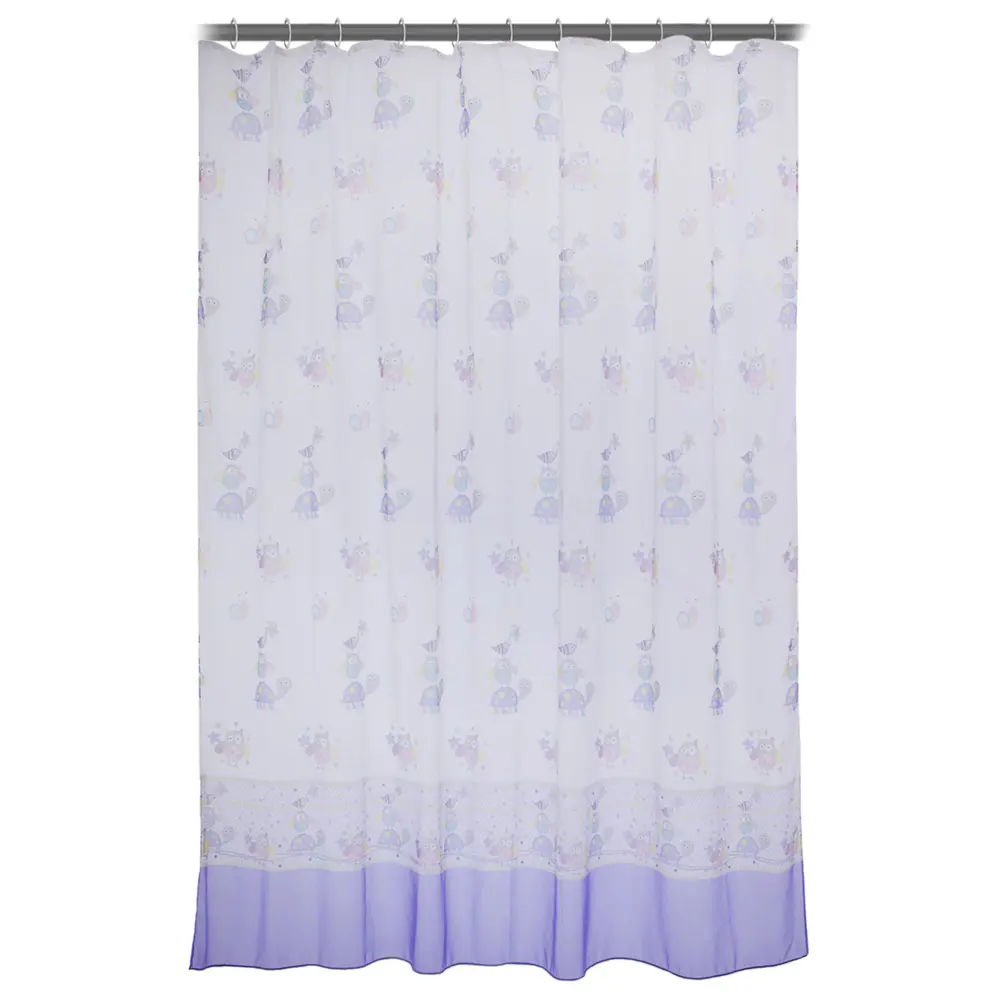 Тюль на ленте «Сова» 250х260 см вуаль цвет сиреневый GARDEN STLM-2177770