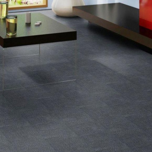 Кожаный пол CorkStyle Leather Bison Silver Натуральная кожа (Рельефная) 915х305 мм 1001500003 - Вид №2