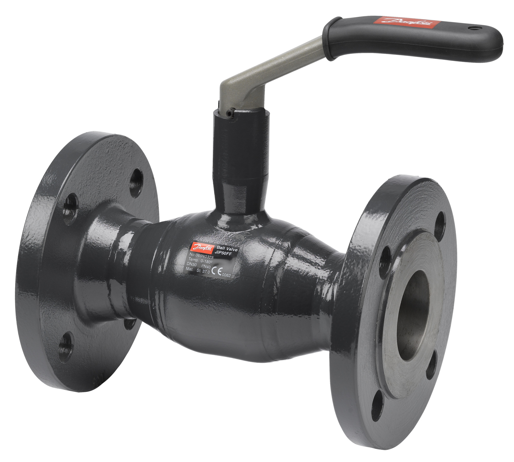 Danfoss JiP цельносварные из углеродистой стали с полным проходом (PN 16/25/40) JIP FF Кран шар полнопр Ду80 Ру25 руч 065N1335  - Вид №4