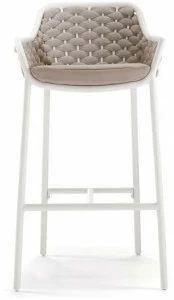 MOBIKA GARDEN Табурет садовый высокий алюминиевый с подлокотниками Split