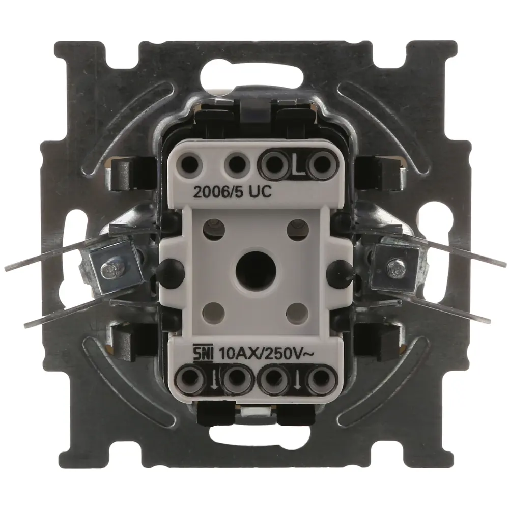 Выключатель встраиваемый ABB Basic 55 2 клавиши, цвет белый 13596317 STLM-2127049 Basic55 - Вид №3