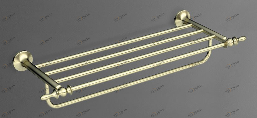 Полка для полотенец ART&MAX BOHEMIA AM-E-4222-Br 