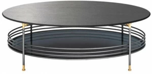 HC28 Cosmo Круглый деревянный журнальный столик с вещевым ящиком  41c014 / 41c015