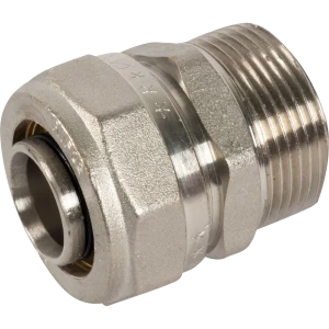 Переходник Valtec 1 1/4"x32 мм НР никелированная латунь VTM.301 11978055 STLM-2068669