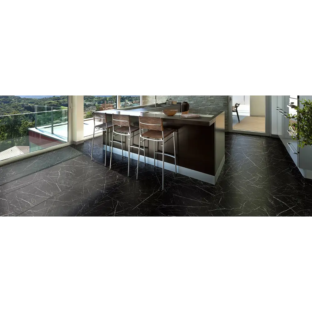 Плитка напольная Идальго Пьетра 60x120 см 2.16 м² матовая цвет черный Santreyd STLM-2204915 - Вид №1