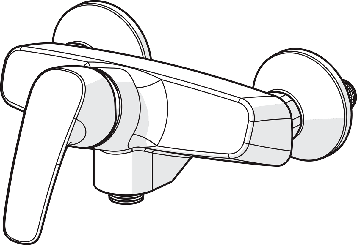 Oras 1075X Смеситель для душа 1075X Safira Хром  - Вид №2