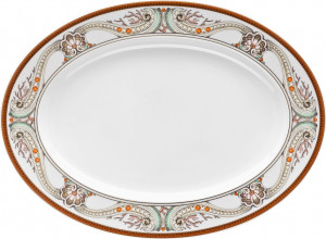 10593124 Rosenthal Versace Блюдо овальное Rosenthal Versace Морские звезды 40см, фарфор Фарфор