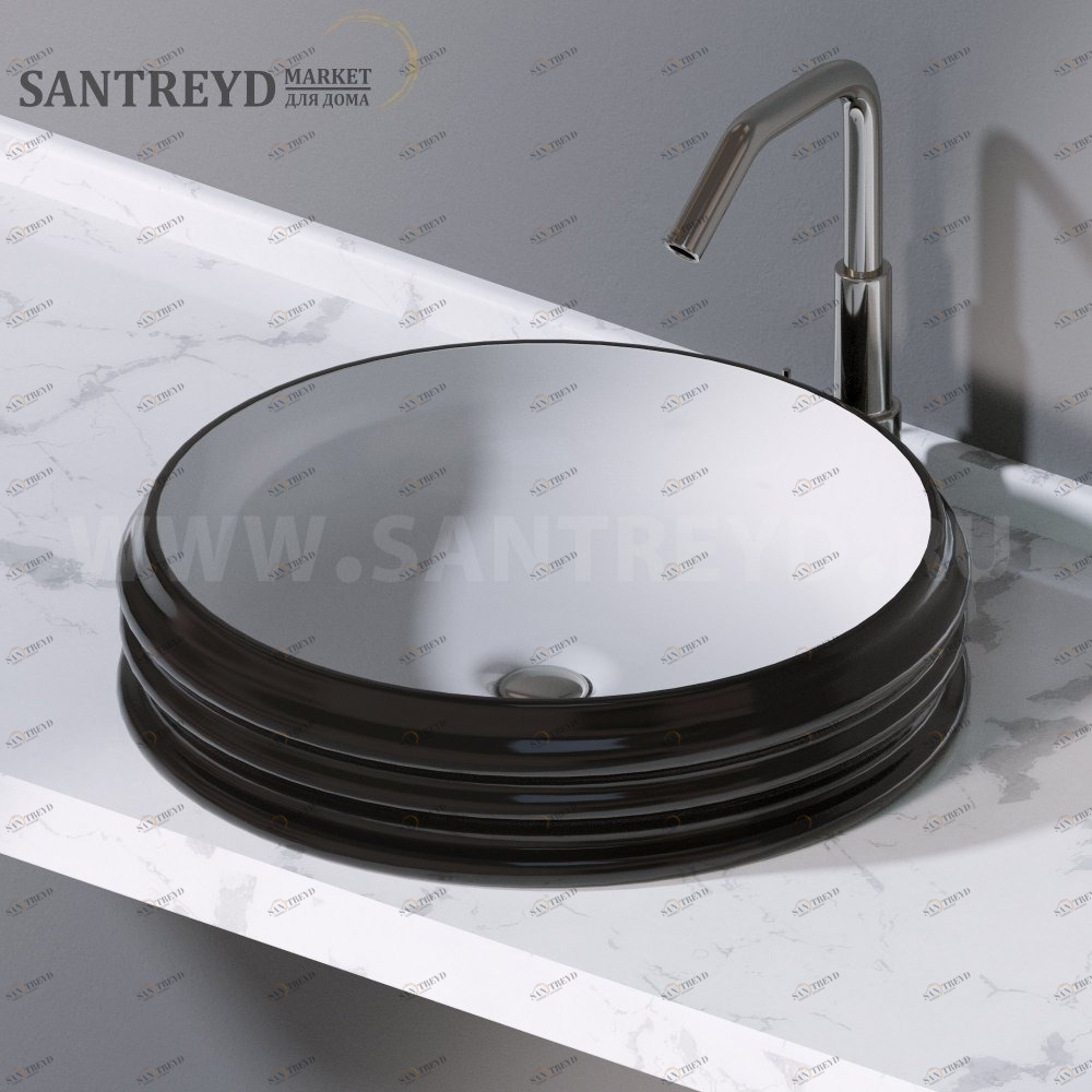 L608104 Накладная раковина на столешницу  круглая A. e T. Italia GLASS AeT ITALIA