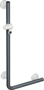 950.33.2S99 Угловая ручка с держателем для душа, нестандартная длина HEWI System 800 K