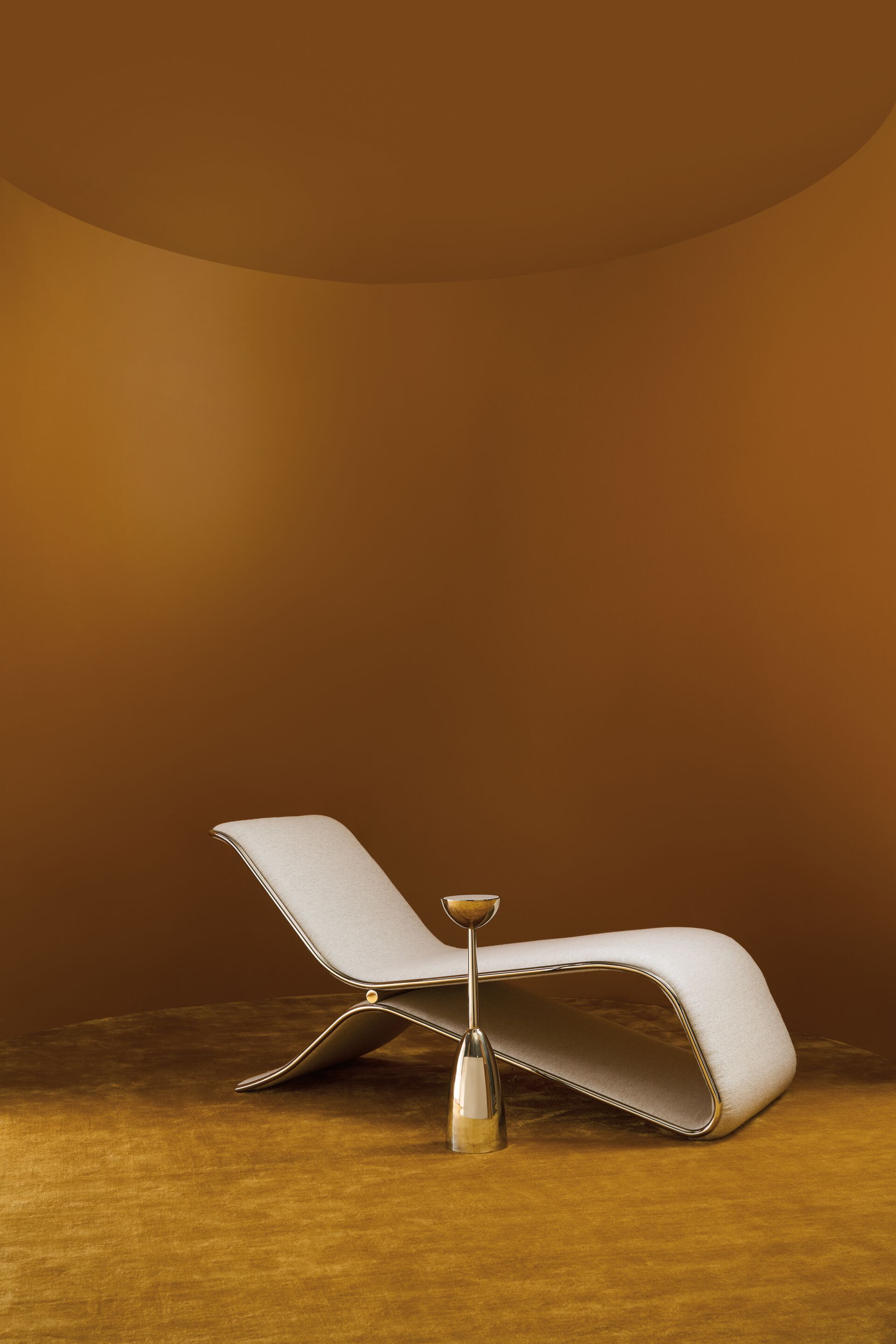 Шезлонг из ткани Caracole Параллакс ARCH-00093933 - Вид №1