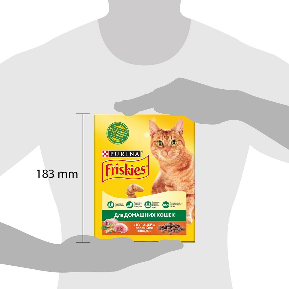 ПР0051845 Корм для кошек с курицей и полезными овощами, сух. 300 г Friskies  - Вид №13