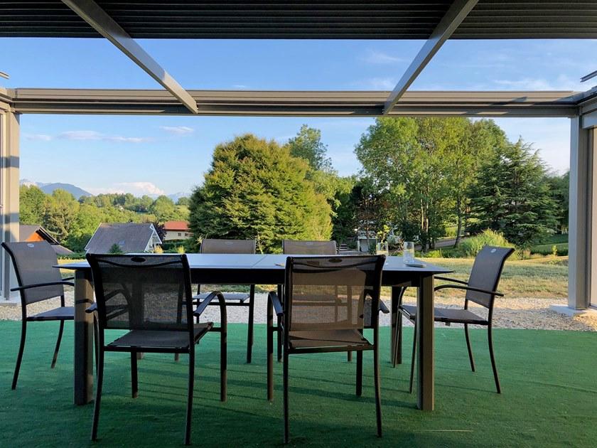 Sprech Пергола со складывающимися жалюзи с регулируемыми жалюзи Q.box system sun-id-1470780 - Вид №2