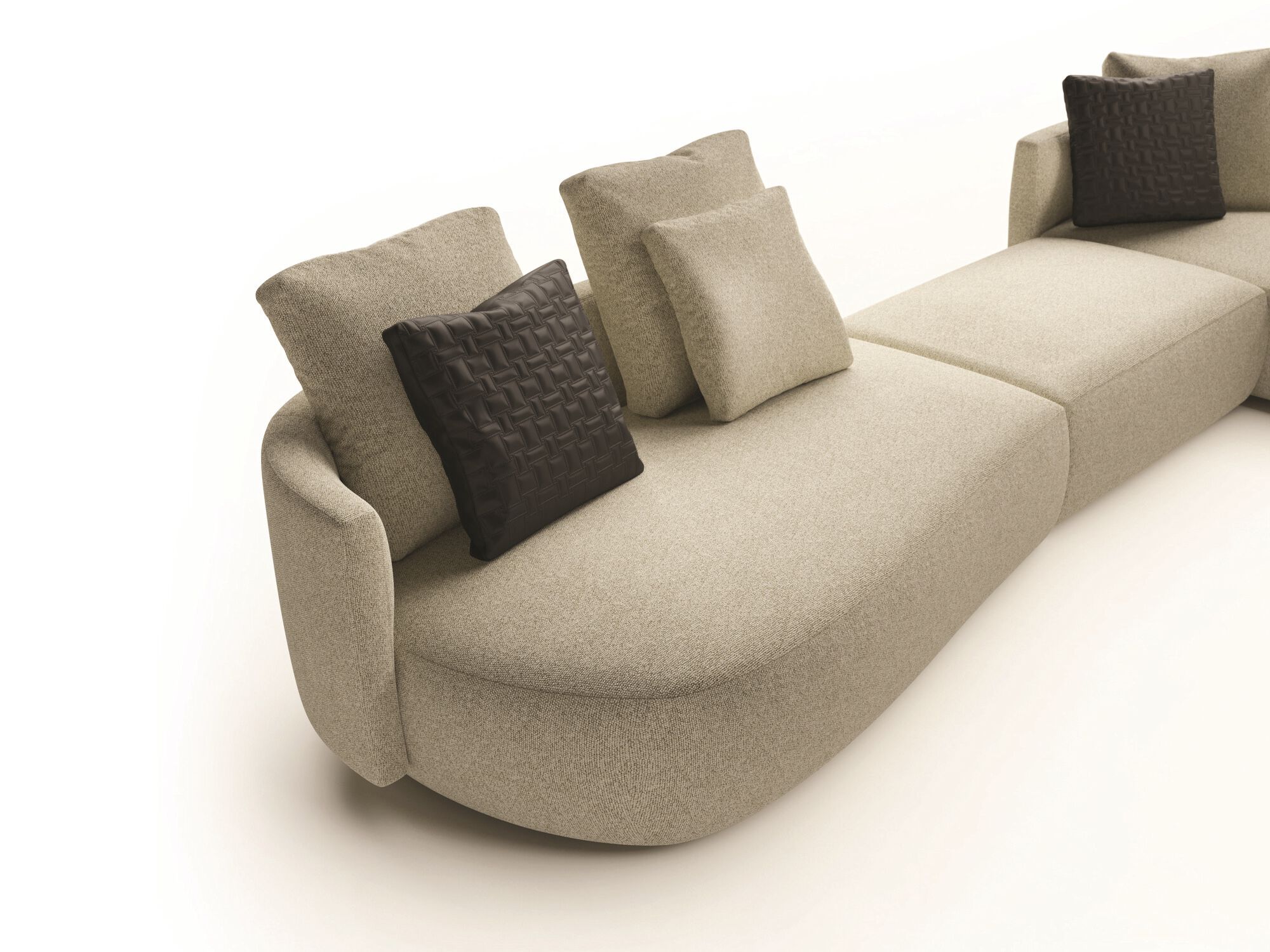 Модульный тканевый диван MisuraEmme Rosè ARCH-00066839 - Вид №8