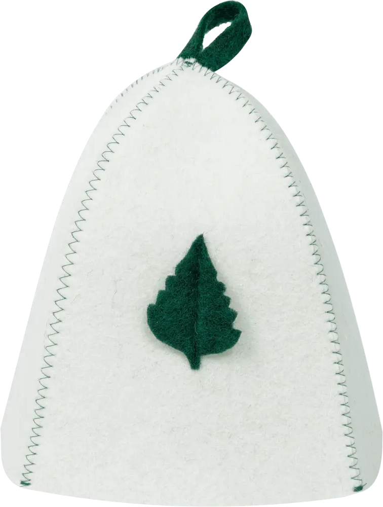 Банная шапка Невский Банщик Лист с аппликацией из фетра 87208834